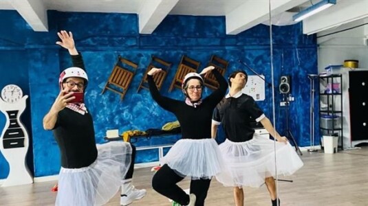 Producción teatral Identitarteak - ensayos en sala Zart